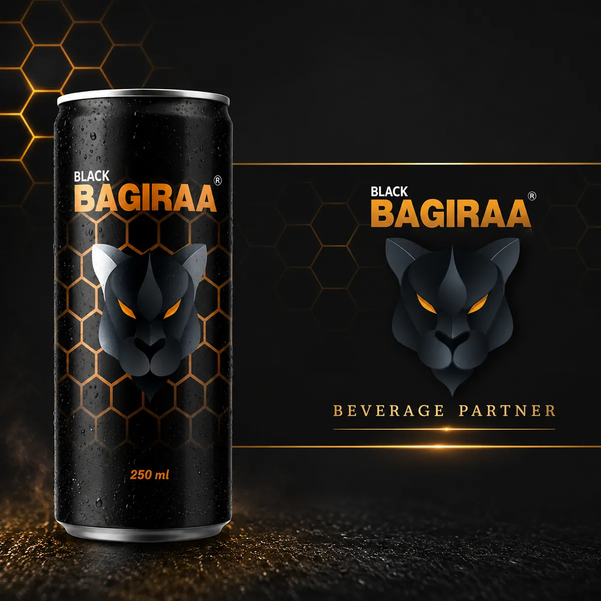 Black Bagiraa, the official TechRo beverage partner